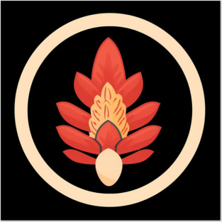 Red Ginger Flower, Love Plants Posters and Art