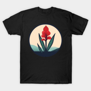 Alpinia Red Ginger Flower, Love Plants T-Shirt