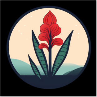 Alpinia Red Ginger Flower, Love Plants Posters and Art