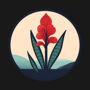 Alpinia Red Ginger Flower, Love Plants T-Shirt