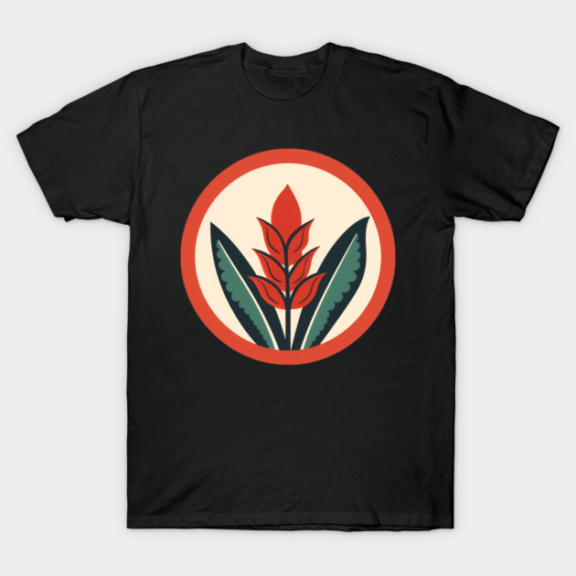 Alpinia Red Ginger Flower, Love Plants T-Shirt by logiamerch