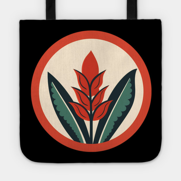 Alpinia Red Ginger Flower, Love Plants Tote by logiamerch