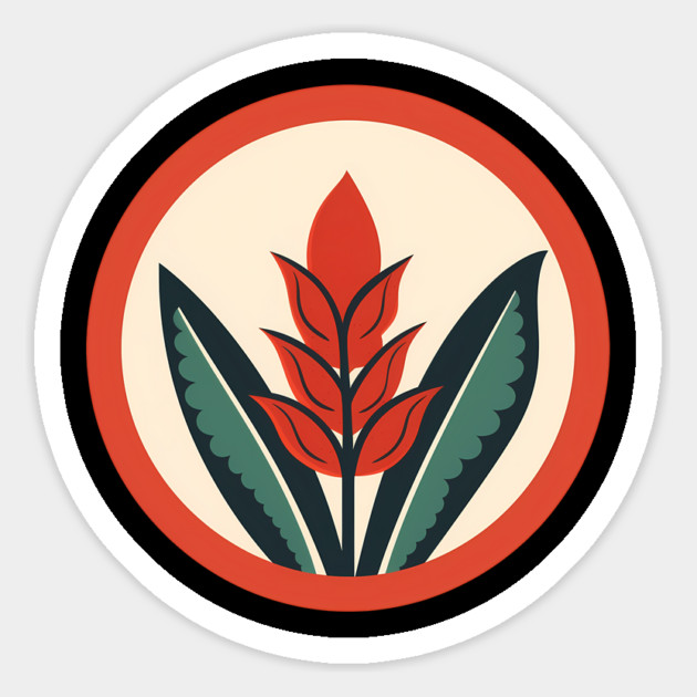 Alpinia Red Ginger Flower, Love Plants Magnet by logiamerch