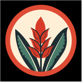 Alpinia Red Ginger Flower, Love Plants Posters and Art