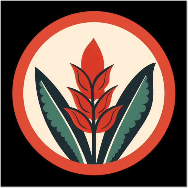 Alpinia Red Ginger Flower, Love Plants Wall Art by logiamerch