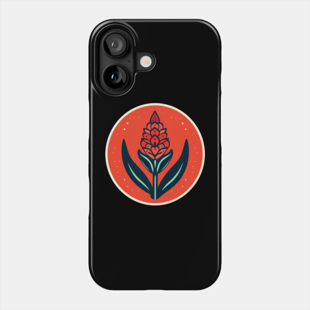 Alpinia Red Ginger Flower, Love Plants Phone Case by logiamerch