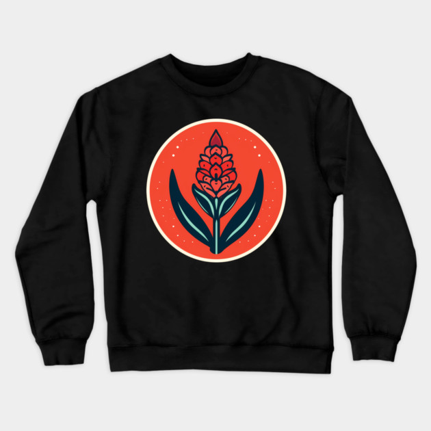 Alpinia Red Ginger Flower, Love Plants Crewneck Sweatshirt by logiamerch