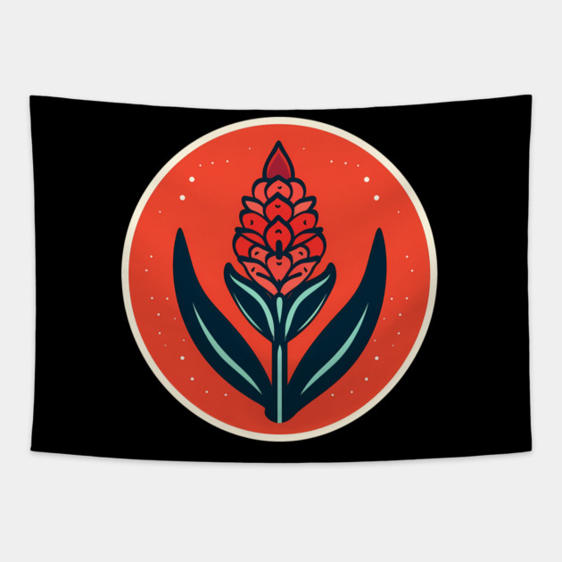 Alpinia Red Ginger Flower, Love Plants Tapestry by logiamerch