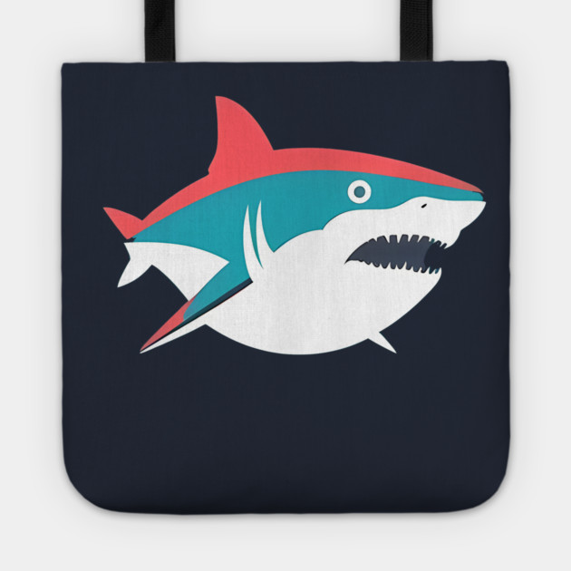 Minimal Shark, Love Sharks Tote by logiamerch