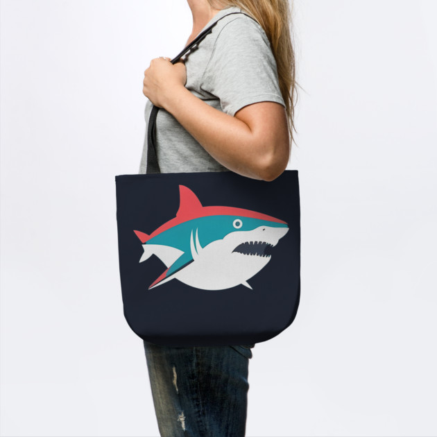 Minimal Shark, Love Sharks by logiamerch