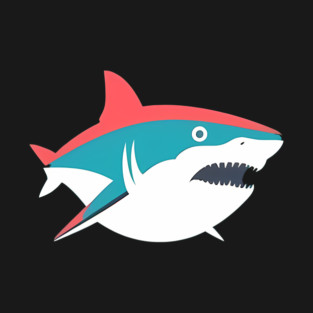 Minimal Shark, Love Sharks T-Shirt