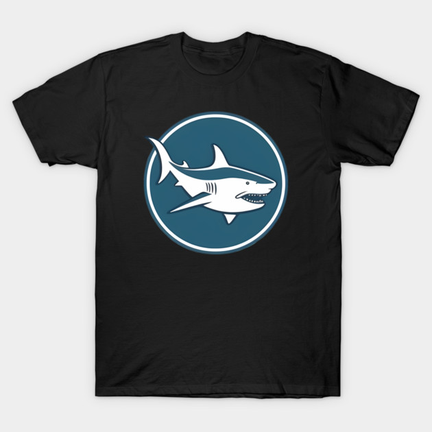 Minimal Shark, Love Sharks T-Shirt by logiamerch