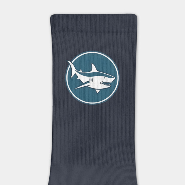 Minimal Shark, Love Sharks by logiamerch