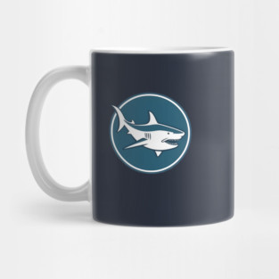 Minimal Shark, Love Sharks Mug