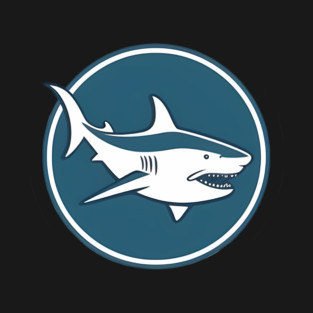 Minimal Shark, Love Sharks T-Shirt