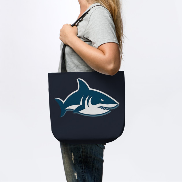 Minimal Shark, Love Sharks by logiamerch