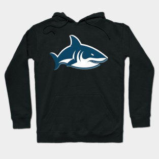 Minimal Shark, Love Sharks Hoodie