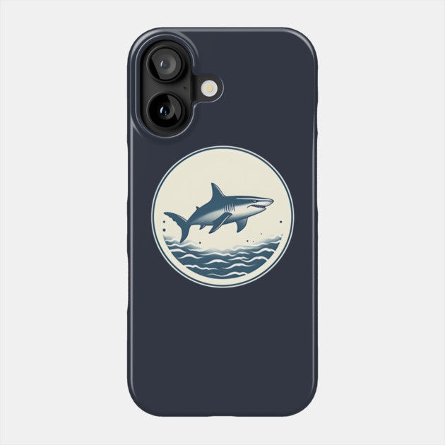 Shark Illustration, Love Sharks Phone Case by logiamerch