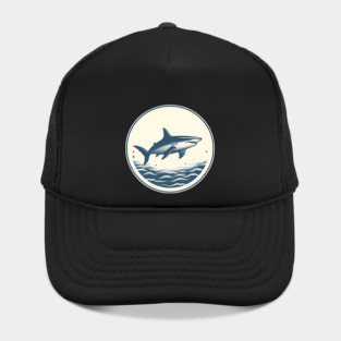 Shark Illustration, Love Sharks Hat