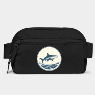 Shark Illustration, Love Sharks Bag