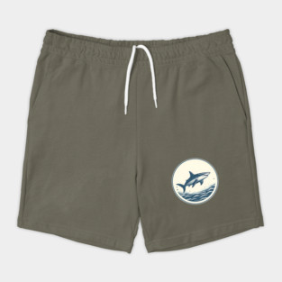 Shark Illustration, Love Sharks Shorts