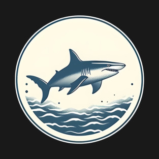 Shark Illustration, Love Sharks T-Shirt