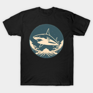 Shark Illustration, Love Sharks T-Shirt