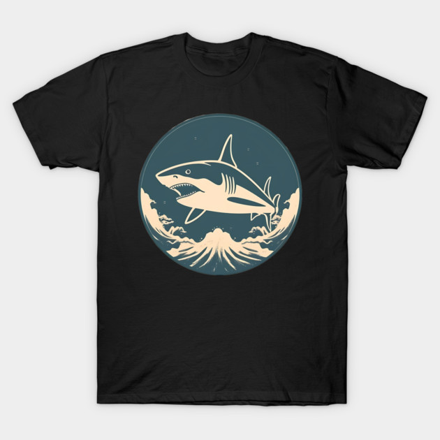 Shark Illustration, Love Sharks T-Shirt by logiamerch