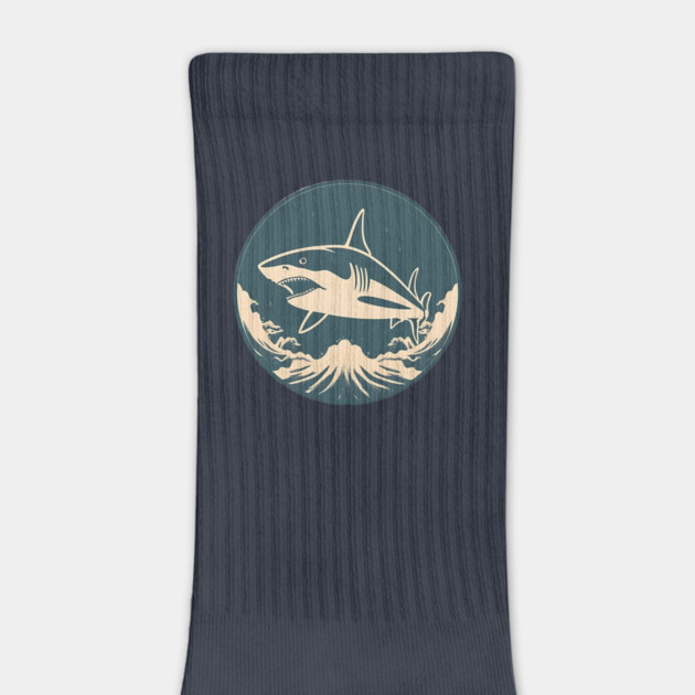 Shark Illustration, Love Sharks by logiamerch