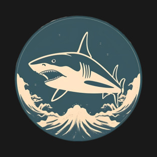 Shark Illustration, Love Sharks T-Shirt