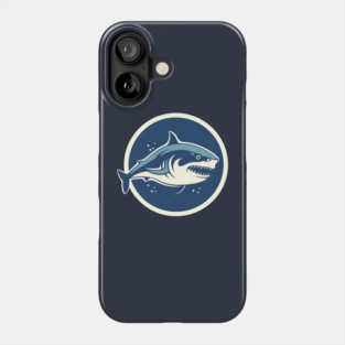 Shark Illustration, Love Sharks Phone Case