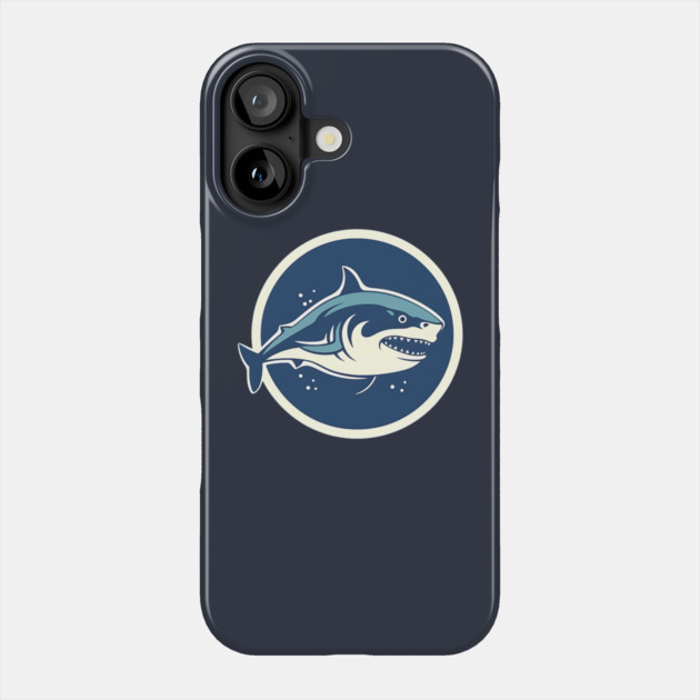Shark Illustration, Love Sharks Phone Case by logiamerch
