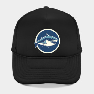 Shark Illustration, Love Sharks Hat