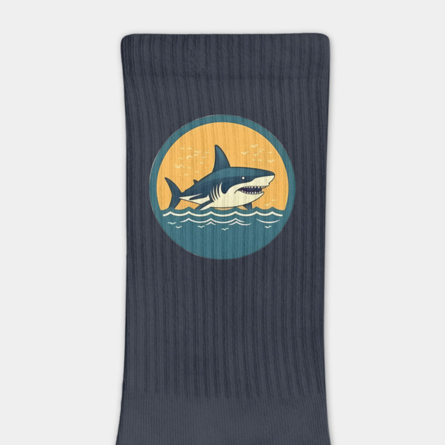 Shark Illustration, Love Sharks by logiamerch