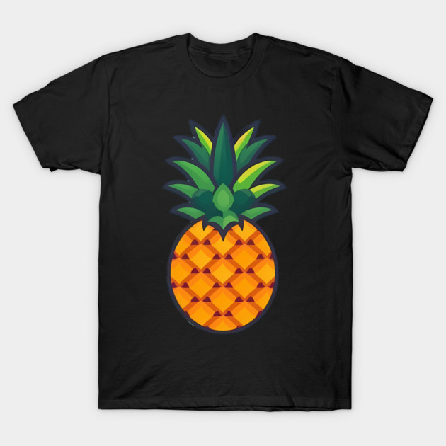 Simple Pineapple, Love Fruits T-Shirt by logiamerch