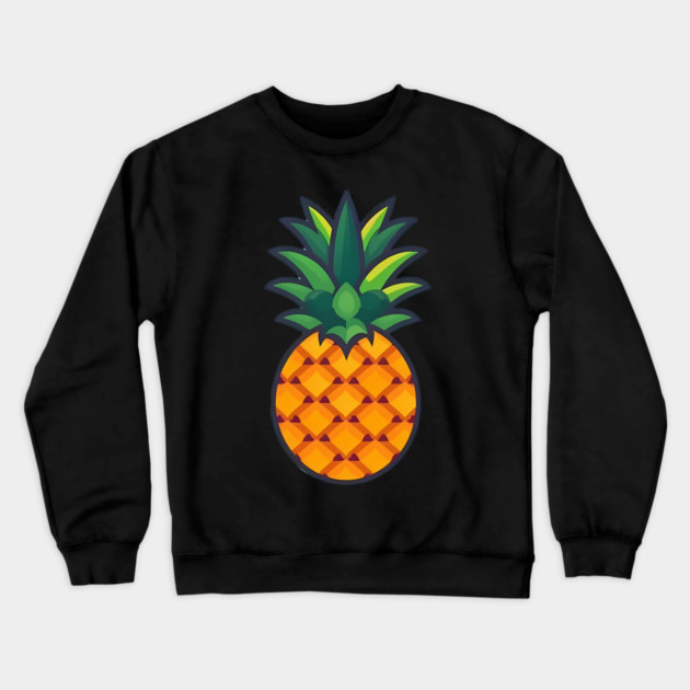 Simple Pineapple, Love Fruits Crewneck Sweatshirt by logiamerch