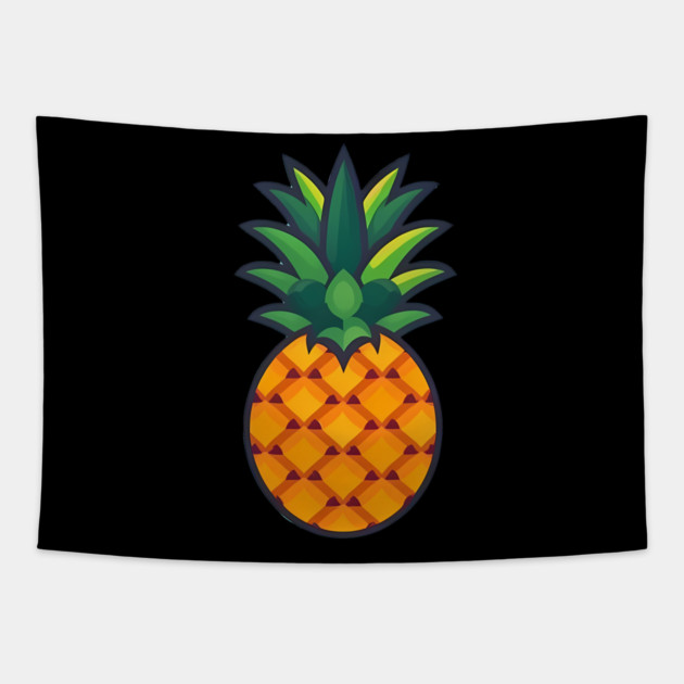 Simple Pineapple, Love Fruits Tapestry by logiamerch