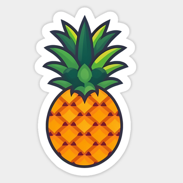 Simple Pineapple, Love Fruits Sticker by logiamerch