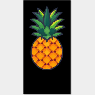 Simple Pineapple, Love Fruits Posters and Art