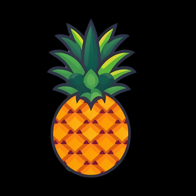 Simple Pineapple, Love Fruits by logiamerch