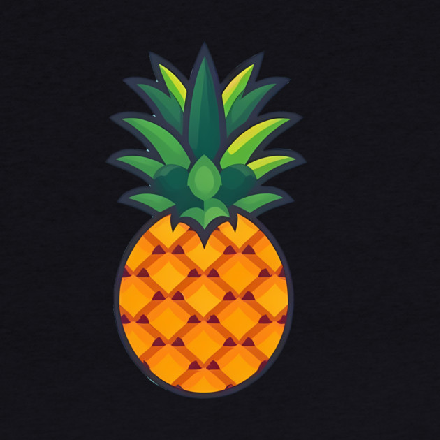 Simple Pineapple, Love Fruits by logiamerch
