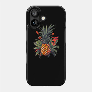 Simple Tropical Pineapple, Love Fruits Phone Case