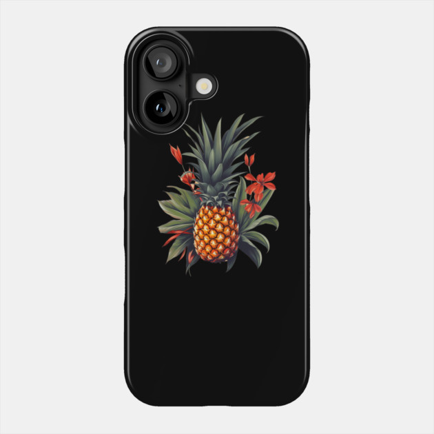 Simple Tropical Pineapple, Love Fruits Phone Case by logiamerch