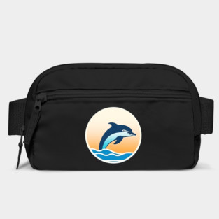 Minimal Dolphin Art, Love Dolphins Bag