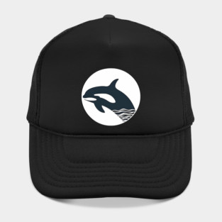 Minimal Orca, Love Orcas Hat
