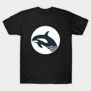 Minimal Orca, Love Orcas T-Shirt