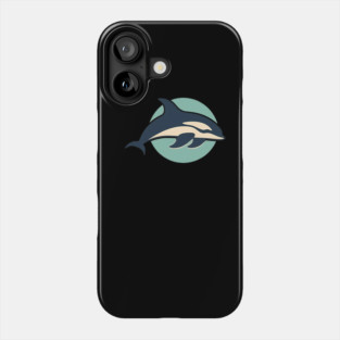 Minimal Orca, Love Orcas Phone Case