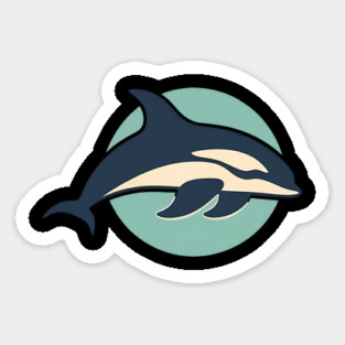 Minimal Orca, Love Orcas Magnet