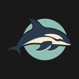 Minimal Orca, Love Orcas T-Shirt