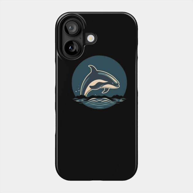 Minimal Orca, Love Orcas Phone Case by logiamerch